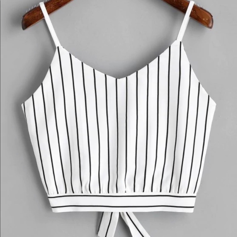 Stripped tang top